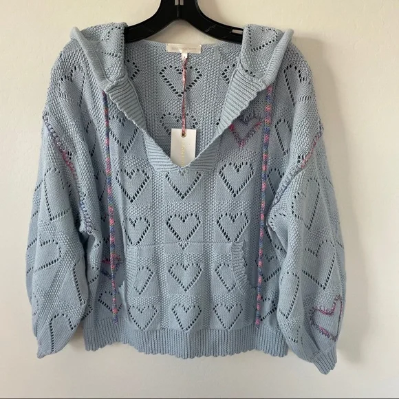 LOVESHACKFANCY SWEATER HOODIE - Picture 10 of 15